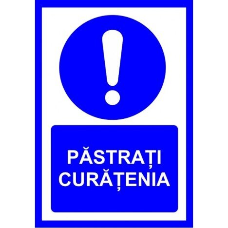 Placuta pastrati curatenia